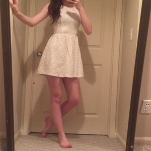 White lacy dress